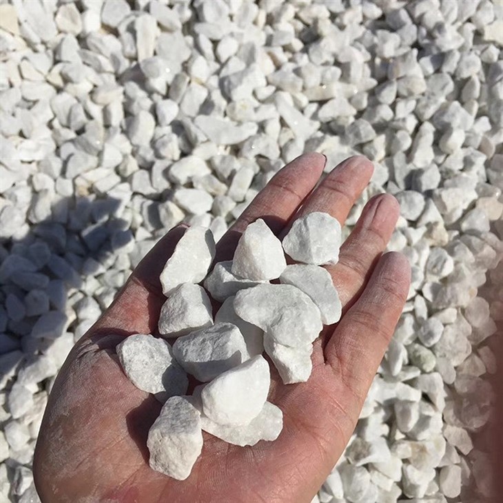 2Snow white gravel